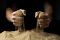 Sand fist Royalty Free Stock Photo