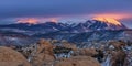 Sand Flats LaSal WInter Sunset