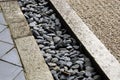 Sand gravel pebbles stone Royalty Free Stock Photo