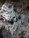 Texture of a stone with holes. Textura de una piedra con agujeros.