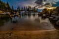 Sand harbor at Lake Tahoe Royalty Free Stock Photo