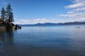 Sand Harbor State Park in Lake Tahoe Royalty Free Stock Photo