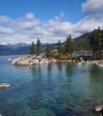 Sand Harbor State Park in Lake Tahoe Royalty Free Stock Photo