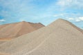 Sand heaps Royalty Free Stock Photo