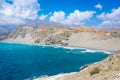 Sand hills in Agios Pavlos beach, south Crete. Royalty Free Stock Photo