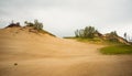 Sand Hills at Warren Dunes Park Royalty Free Stock Photo