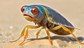 Sand hopper coastline shore sand insect