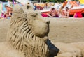 Sand Lion on the Beach