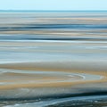 Sand at low tide Royalty Free Stock Photo