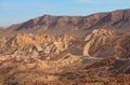 Sand mountains near santa rosalia in baja california sur I Royalty Free Stock Photo