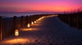 sand outdoor lights