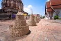 Sand pagoda for Song Kran Festival, Thailand