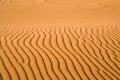 Sand pattern, riffles in desert sand. Royalty Free Stock Photo