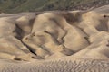 Sand pattern of vocano Royalty Free Stock Photo