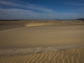 Sand patterns Natural park,Corralejo,Canary-islands,Spain Royalty Free Stock Photo