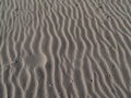 Sand patterns wavy ripples Royalty Free Stock Photo