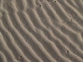 Sand patterns wavy ripples Royalty Free Stock Photo