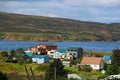 Sand Point on Popof Island in the Aleutians East Borough in the state of Alaska in the United States Royalty Free Stock Photo