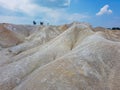 Sand quarry looking like a desert in Tg Pinang, Indonesia
