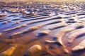 Sand ripples Royalty Free Stock Photo