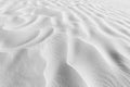 Sand ripples texture shadows desert dune black and white. Royalty Free Stock Photo