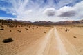 Sand road at Chile altiplano