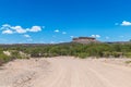 Sand road in the Ugab River valley, Namibia Royalty Free Stock Photo