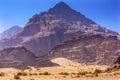 Sand Rock Formation Valley of Moon Wadi Rum Jordan Royalty Free Stock Photo