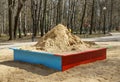 Sand in sandbox