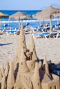 Sand sculpture Royalty Free Stock Photo