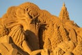 Sand sculpture Royalty Free Stock Photo