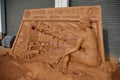 Sand Sculpture Commemorating The Great Western Railway. York, England, UK. August 17th, 2010. Royalty Free Stock Photo