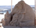 Sand Sculpture at the Elephant Butte Lake State Park in New Mexico.