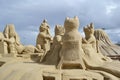 Sand Sculpture Festival in Lappeenranta Royalty Free Stock Photo