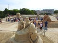Sand sculpture festival, Latvia Royalty Free Stock Photo