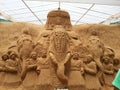 Sand sculpture image picture from India Mysore Royalty Free Stock Photo