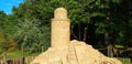 sand sculpture from the lighthouse Cape Arkona on RÃÂ¼gen