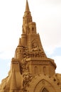 Sand Sculpture - Rapunzel in her tower