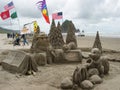 Sand Sculpture Smokey the Bear Canon Beach Oregon