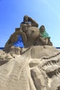 Sand sculpture of women of huian county