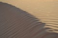 Sand sculptured by wind Royalty Free Stock Photo