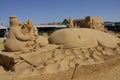 SAND SCULPTURES SHOW:HUNDESTED HABOUR