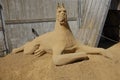 SAND SCULPTURES SHOW:HUNDESTED HABOUR
