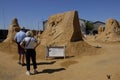 SAND SCULPTURES SHOW:HUNDESTED HABOUR