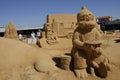 SAND SCULPTURES SHOW:HUNDESTED HABOUR