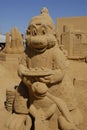 SAND SCULPTURES SHOW:HUNDESTED HABOUR