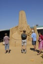 SAND SCULPTURES SHOW:HUNDESTED HABOUR