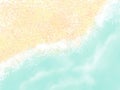 Sand and sea beach pastel background