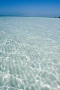 Sand shallow on Caribbean sea