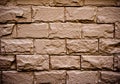 Sand stone bricks on wall Royalty Free Stock Photo